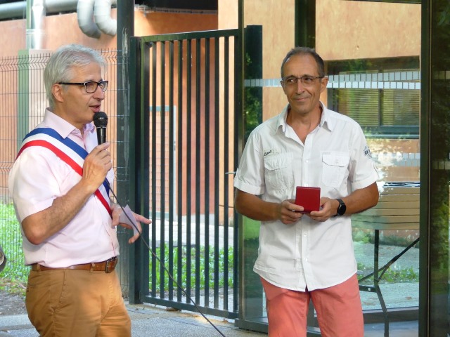 03/09/2022 Remise de médaille à JM Lorenzelli